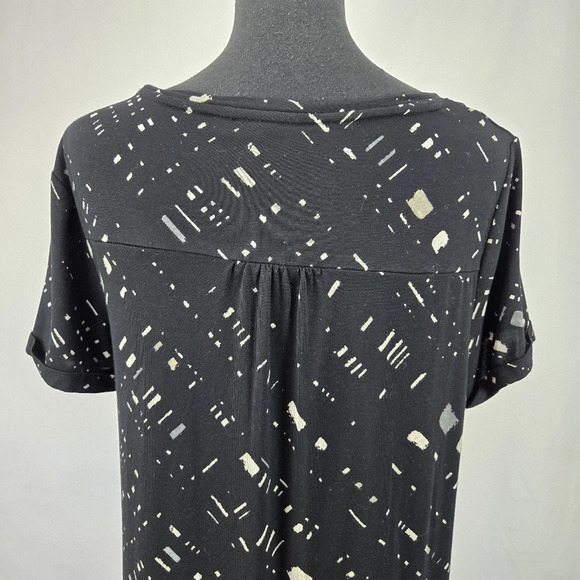 APT 9 Casual Shift Dress ShortSleeves Crewneck Abstract Print Size Medium - Picture 4 of 9